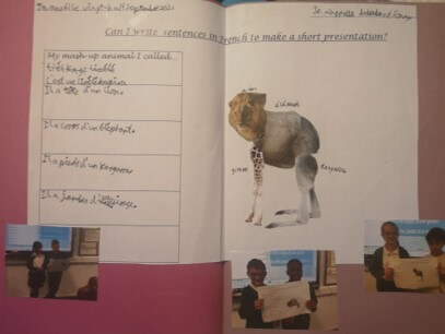 Example of year 5 MFL workbook